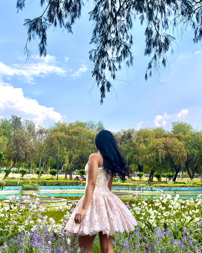 ELOISE halter neck dress