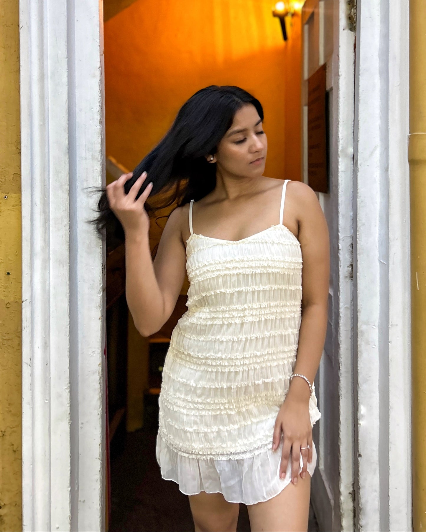 Countryside Charm Ivory dress