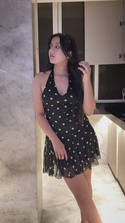 VIVIAN halter neck dress